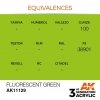 AK Interactive AK11129 FLUORESCENT GREEN – STANDARD 17ml